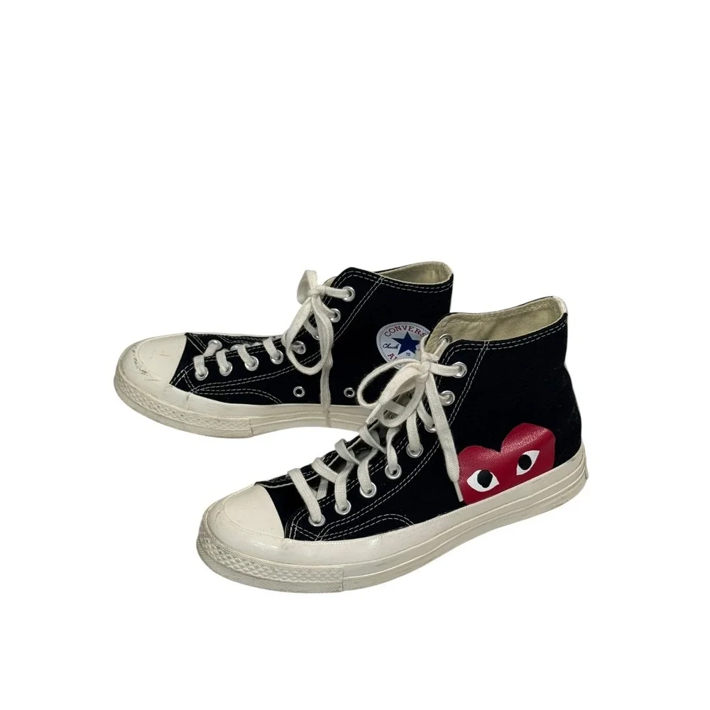 Converse Chuck Taylor Comme Des Garcons Play High Top Black Men 7 Women 9